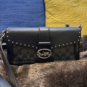 Coach Georgie Shoulder Bag in Colorblock Signature Canvas